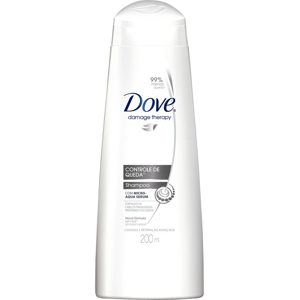 Shampoo Dove Controle de Queda 200ml Martins Atacado