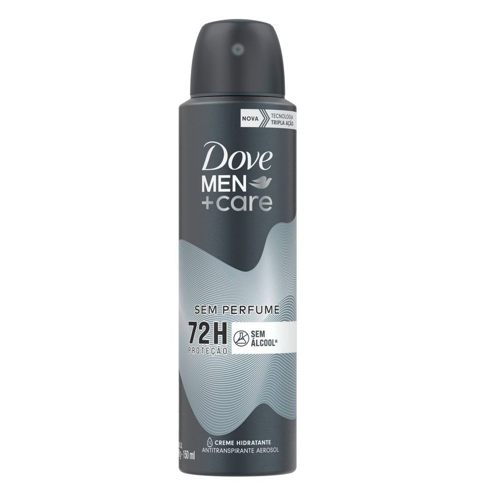 Desodorante Dove Aerossol Men Sem Perfume 150ml