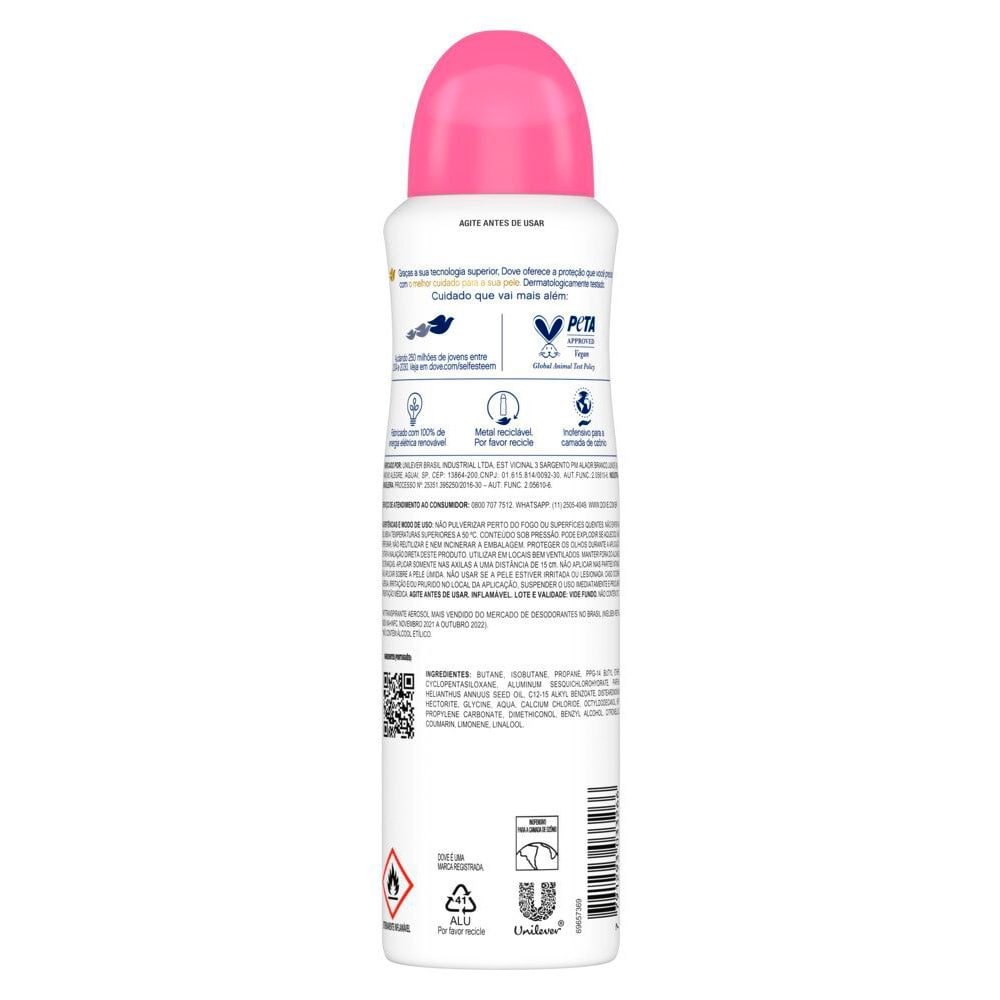 Desodorante Dove Aerossol Women Gran Verben 150ml