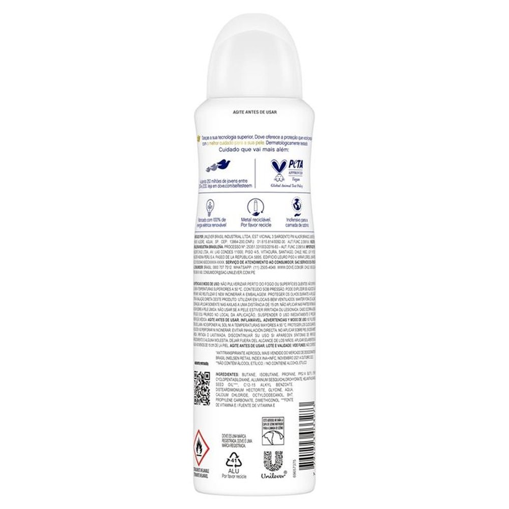 Desodorante Dove Aerossol Women Sensitive 150ml