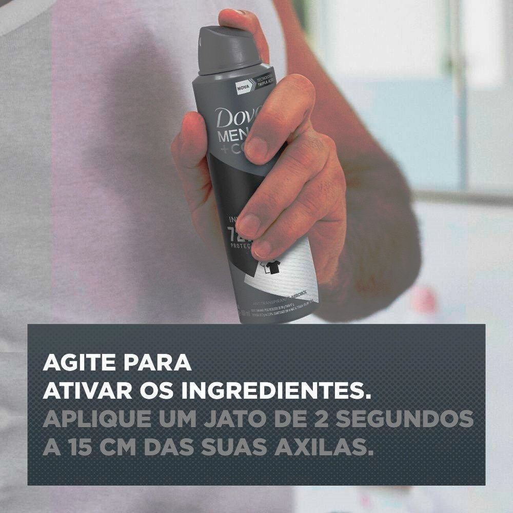 Desodorante Dove Aerossol Men Invisible Dry 150ml