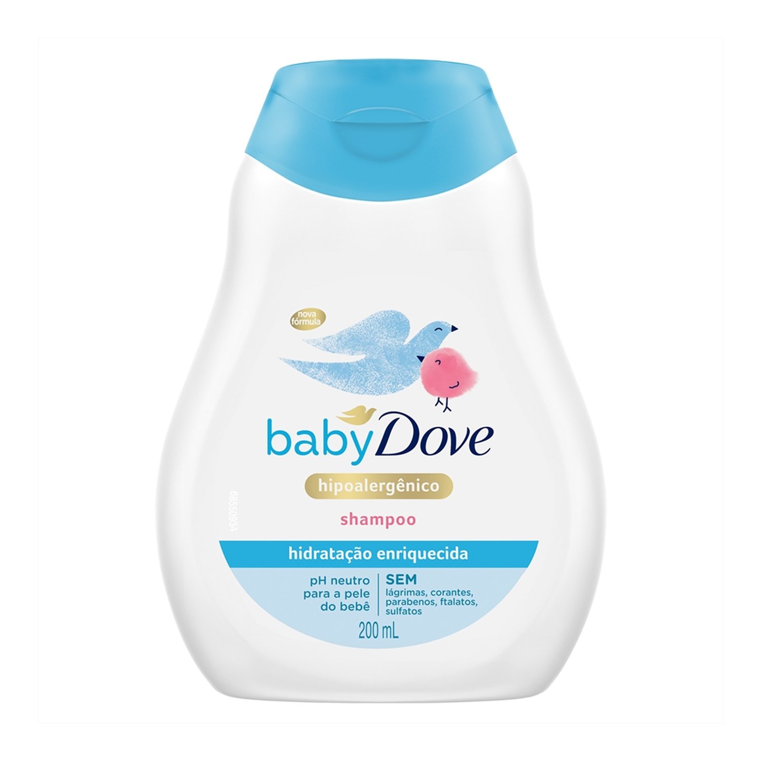 Shampoo Baby Dove Hidratação Enriquecida 200ml