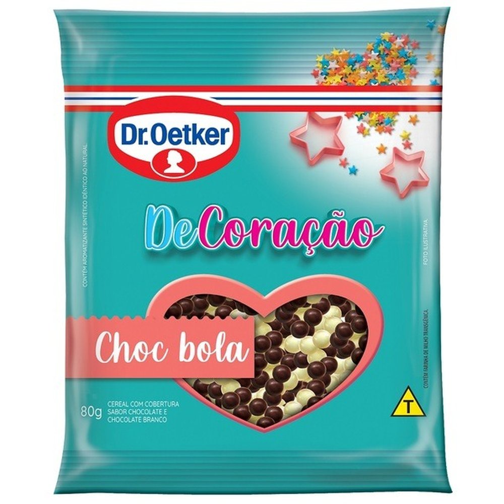 Confeitos Dr.Oetker 80g Chocolate Bola