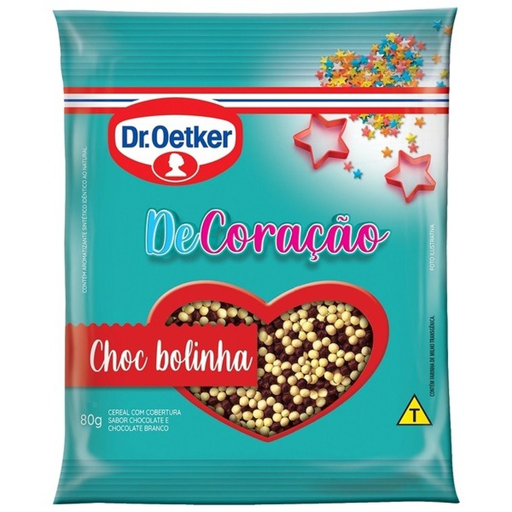 Confeitos Dr.Oetker 80g Chocolate Bolinha