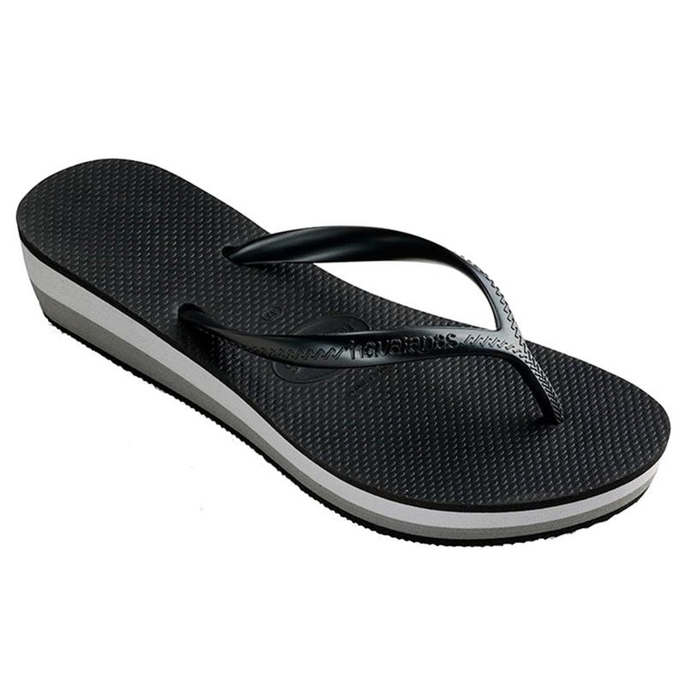 Havaianas High Light Preto/Cinza Dark/Cinza Gelo 35