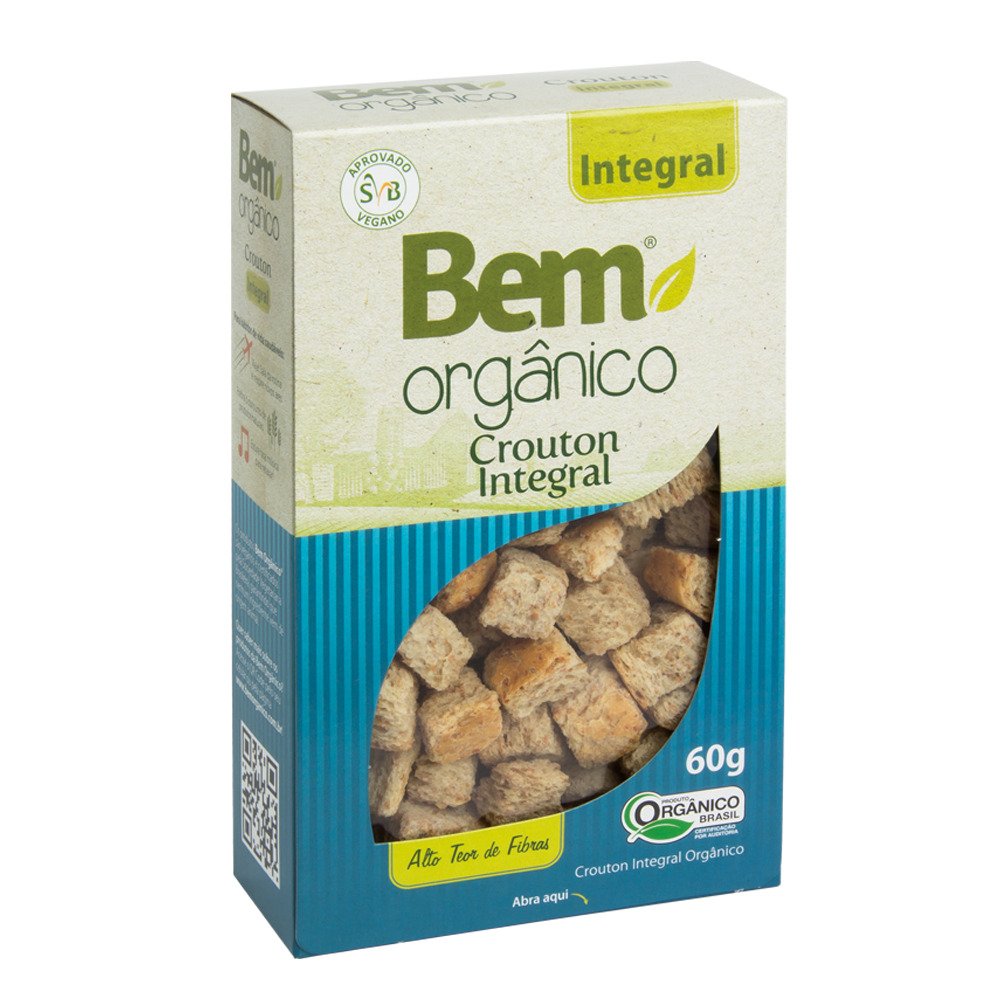 Crouton Bem Orgânico Integral 50g