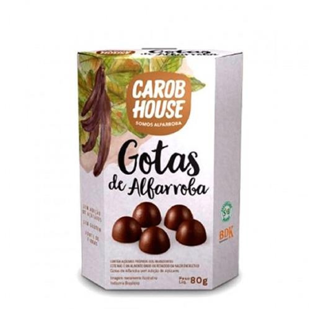 Alfarroba em Gotas 80g Unidade Carob House