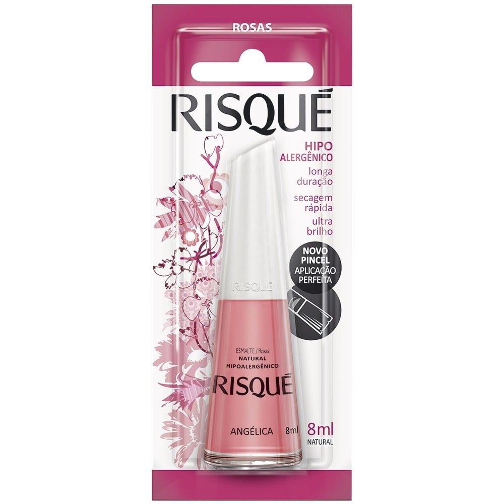 Esmalte Natural Angélica - 6 unidades - Risqué