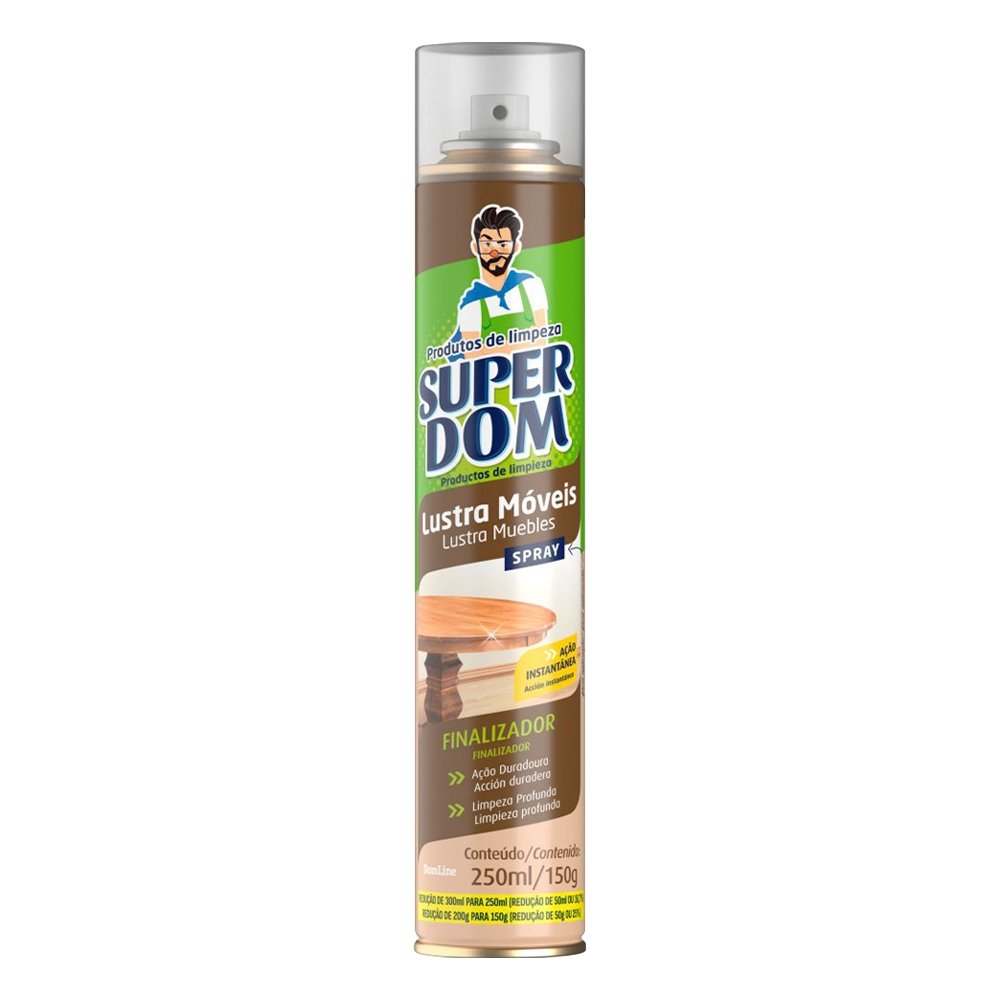 Limpador Lustra Móveis Superdom Spray 250ml