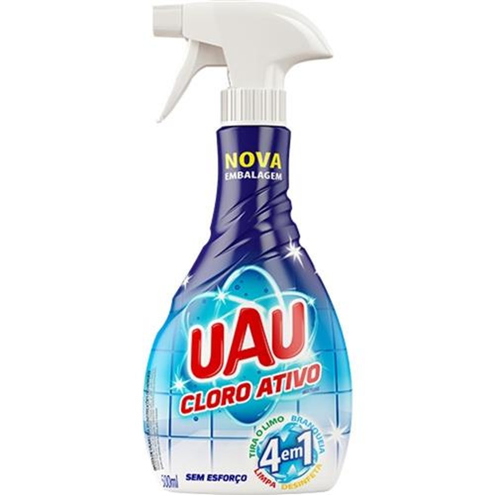 Limpador Uau Cloro Ativo Gatilho - 500 Ml