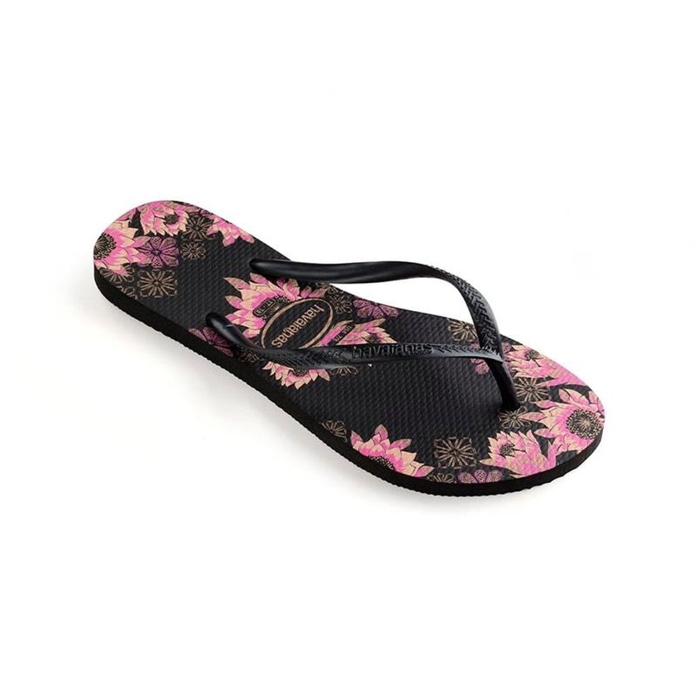 Havaianas Slim Organic Preto/Cinza Dark/Rosê Gold 37/8