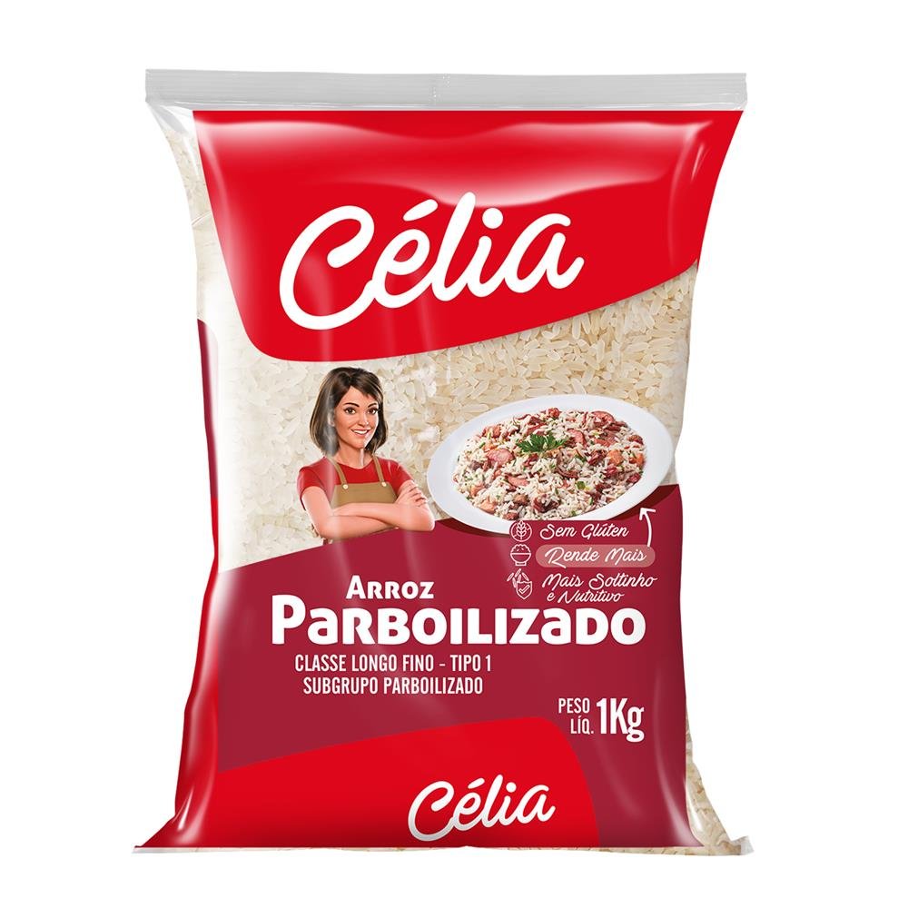 Arroz Célia Parboilizado 30X1kg