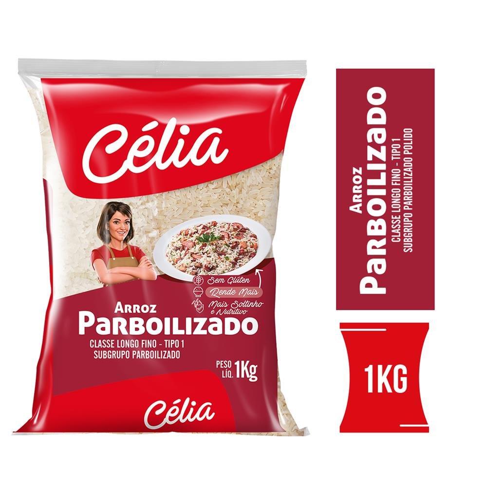 Arroz Célia Parboilizado 30X1kg