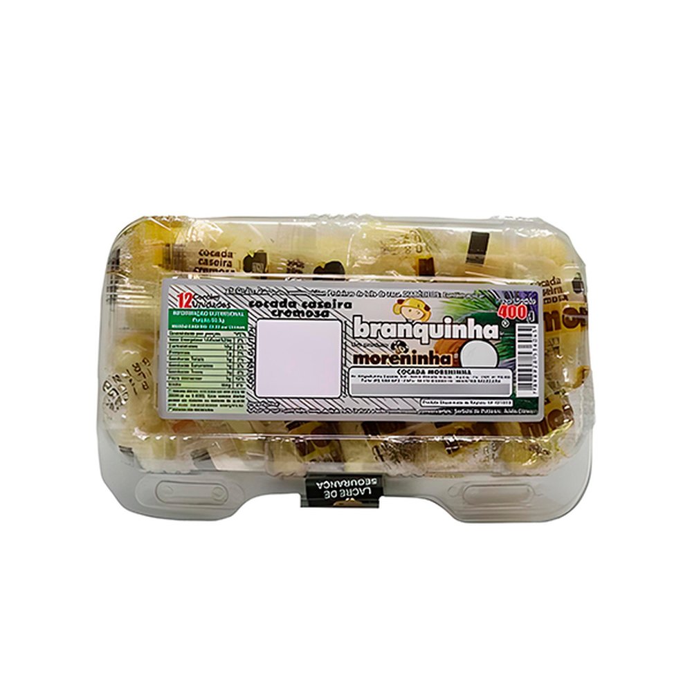 Cocada Moreninha Branquinha 400G Com 12