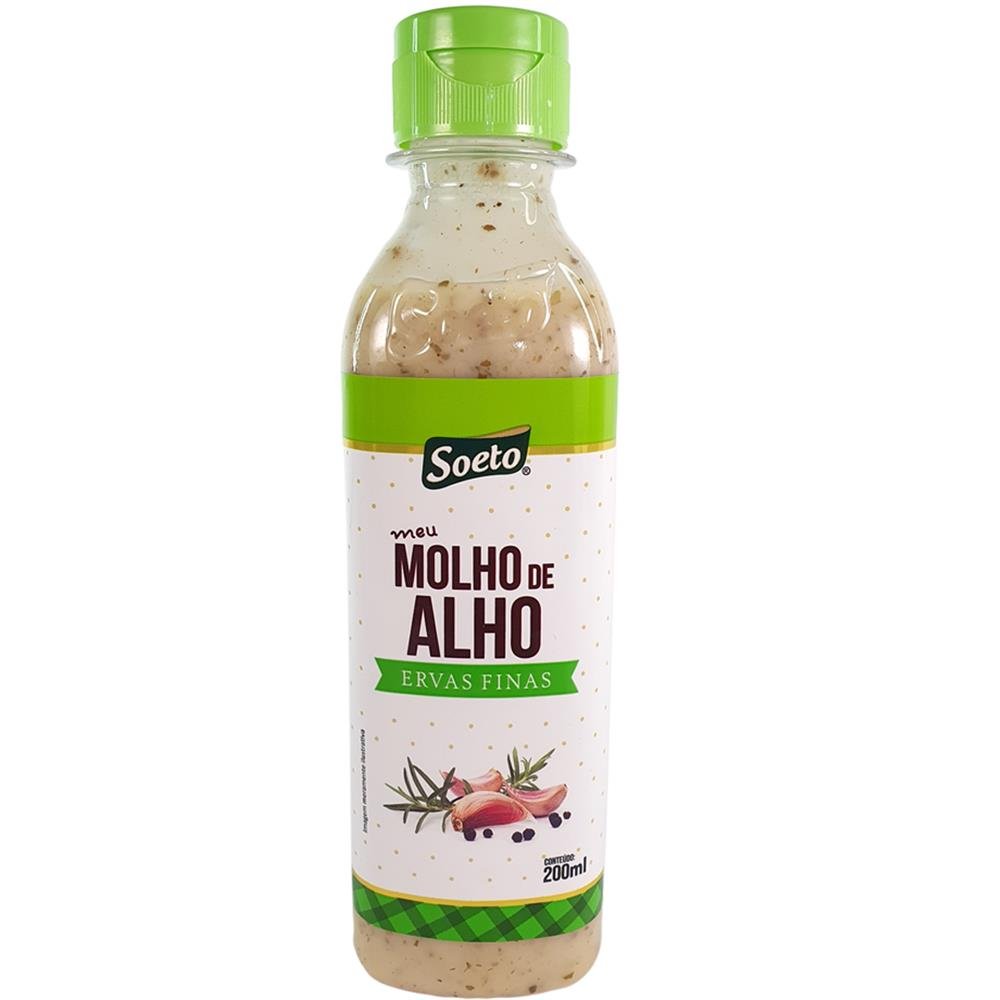 Molho de Alho Ervas Finas 200 Ml