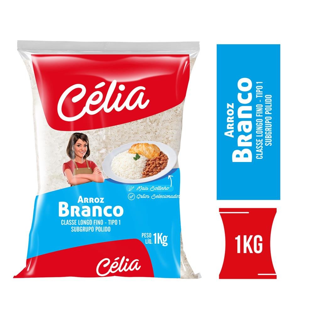 Arroz Célia Branco 10x1Kg