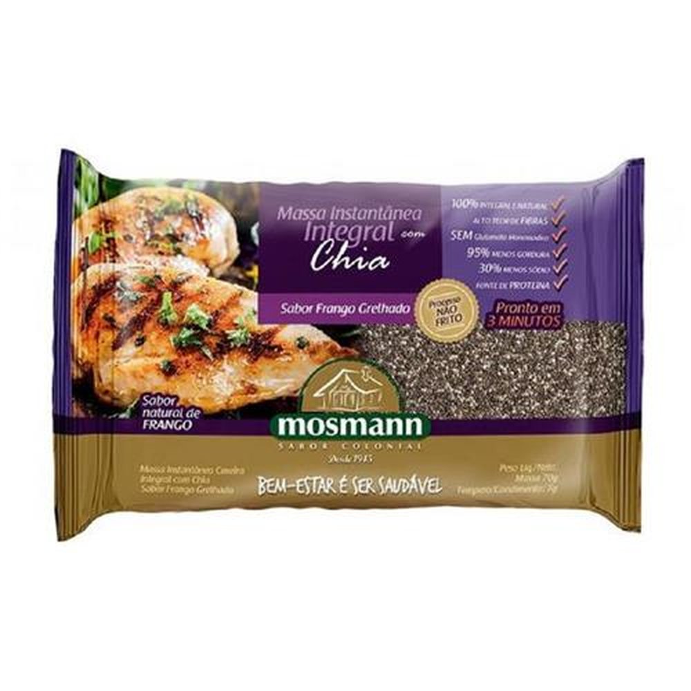 Massa instântanea integral chia frango grelhado 77g