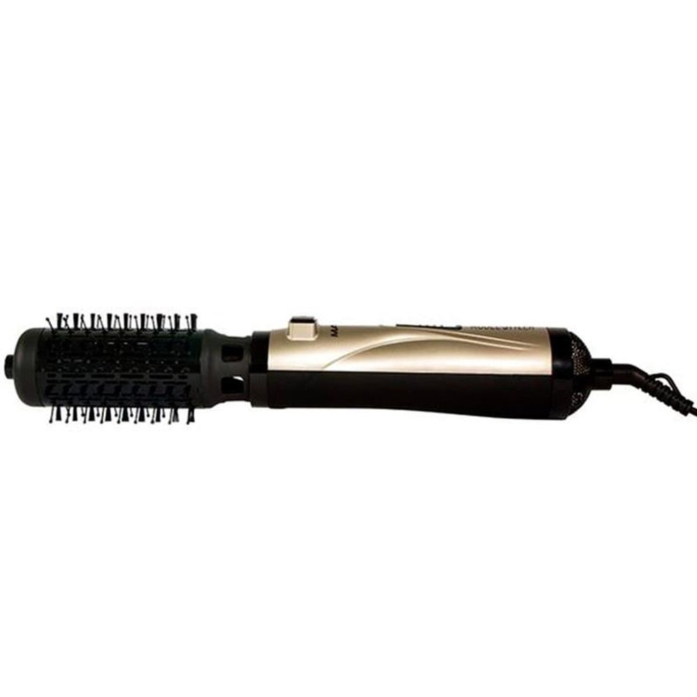 Escova Rotativa Mallory Dual Shine Model, 1000W, 2 Escovas, Sistema PTC, Dourada, 220V