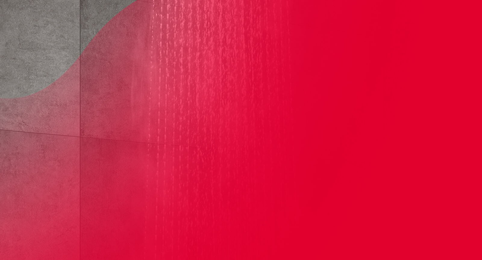 Textura gotas água caindo fundo vermelho detalhe azulejo cinza Lorenzetti