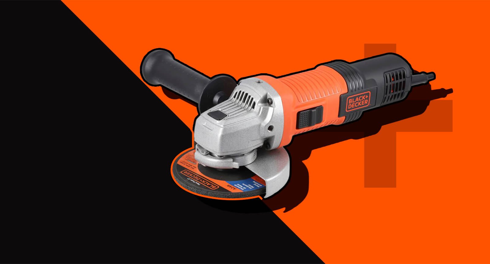 Esmerilhadeira Angular Black & Decker G720XB2  vista lateral