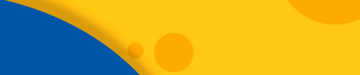 Fundo gráfico abstrato Turma da Mônica Baby amarelo e azul formas circulares