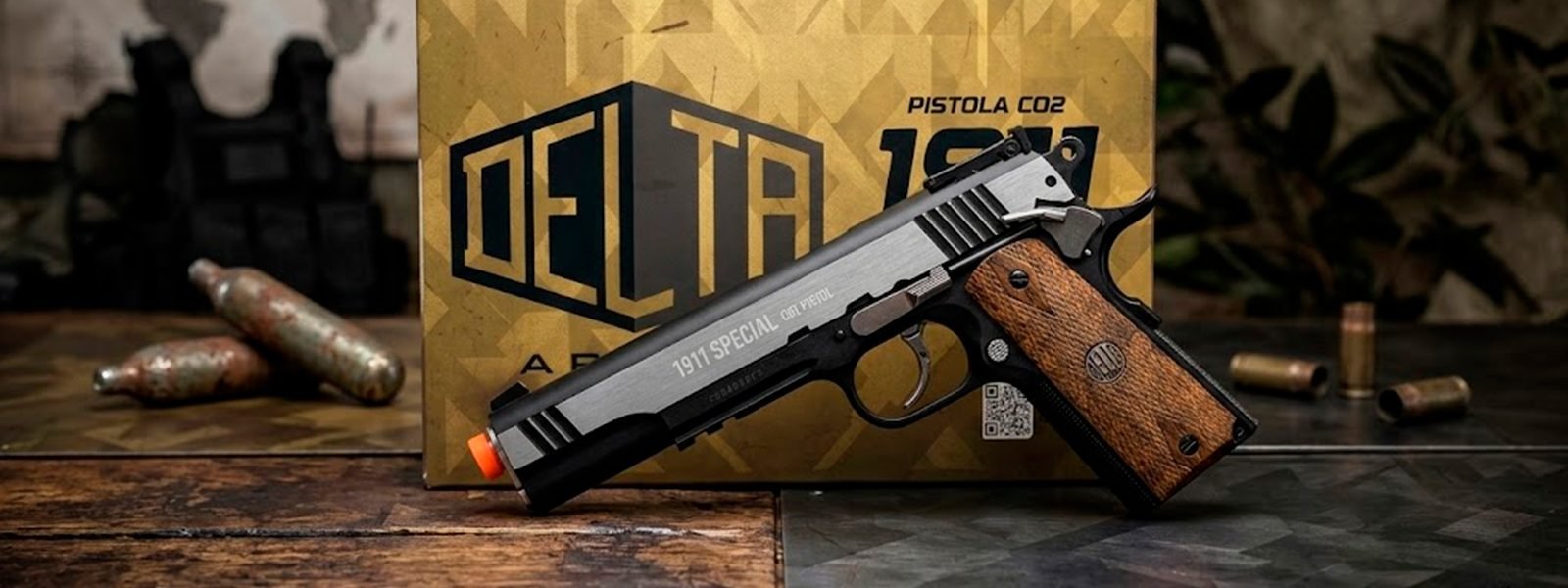 Pistola de Pressão Delta 1911 Special 4,5 mm