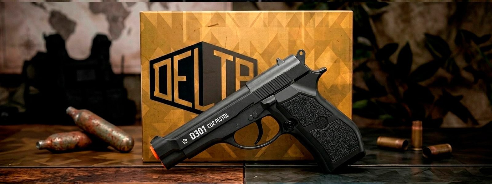 Pistola de Pressão Delta D301 CO2 4,5 mm