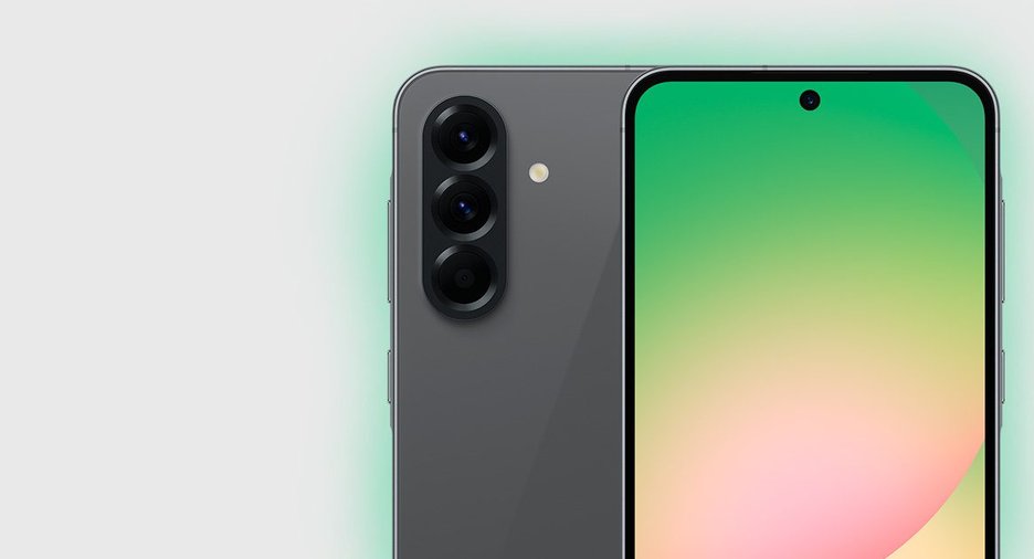 Câmera do Galaxy A56 5G com sensores destacados
