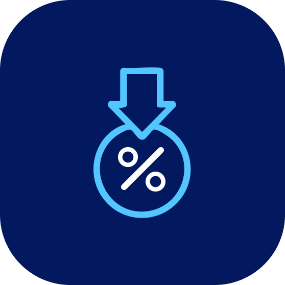 ícone de porcentagem