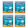Fralda Geriátrica Cotidian Bem Estar Confort Plus Tamanho XG - 4 Pacotes com 16 Unidades Cada