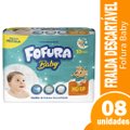 FRALDA DESCARTAVEL FOFURA BABY PRATICO EXTRA GRANDE 8X18